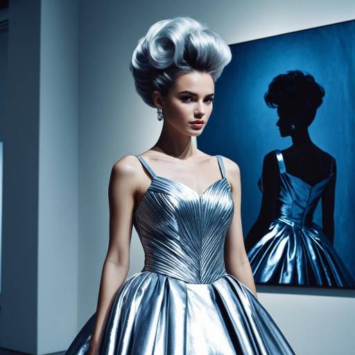 Chic Bouffant in Modern Art Gallery Chic Bouffant in Modern Art Gallery