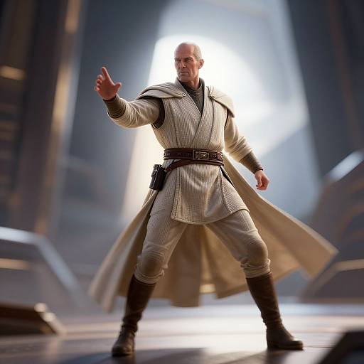 Cinematic Old Republic Jedi Portrait