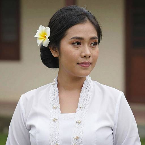 Elegant Filipiniana Woman Portrait