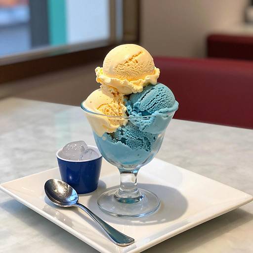 Colorful Ice Cream Parfait Delight