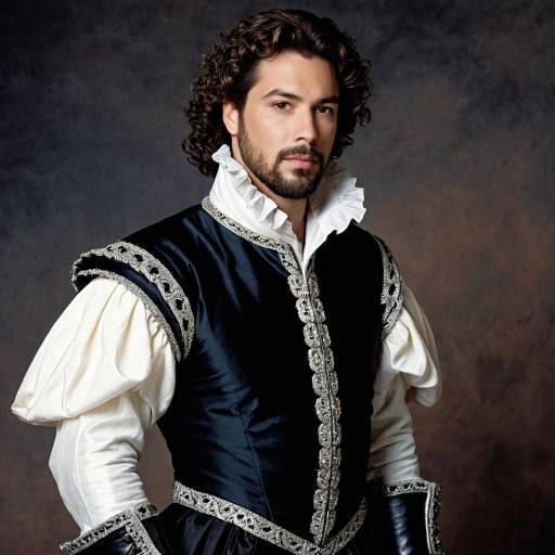 Man in Elizabethan Military Costume