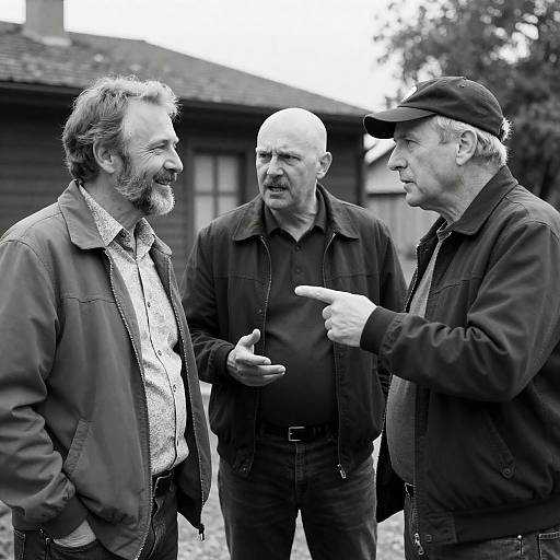 Dramatic Outdoor Argument Between Friends