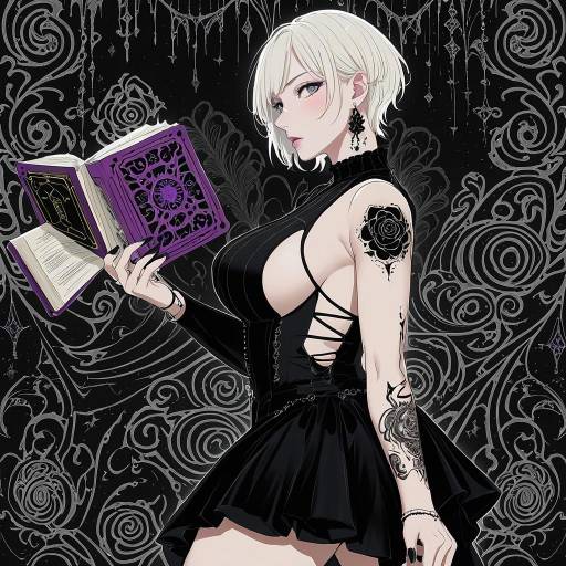 Goth Fashion Inspired Female Character