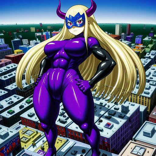 Illustration of Mount lady, boku no hero academia in the style of Tottoto tomekichi