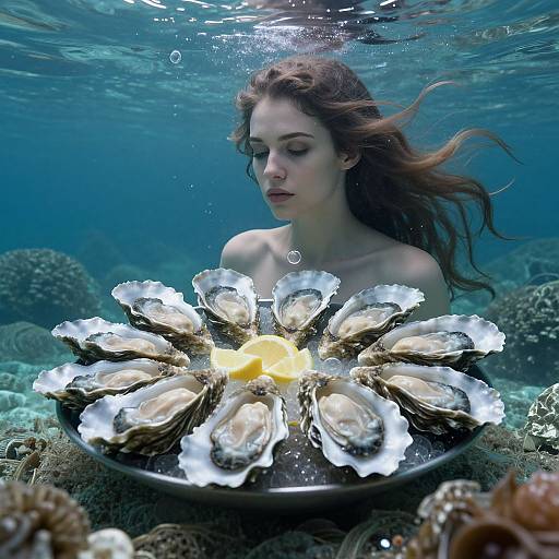Surreal Women in Science with Oysters
