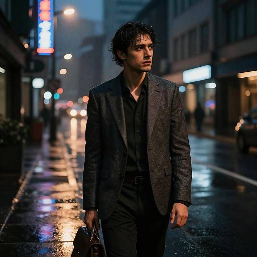 Moody Urban Leon Under Neon Lights