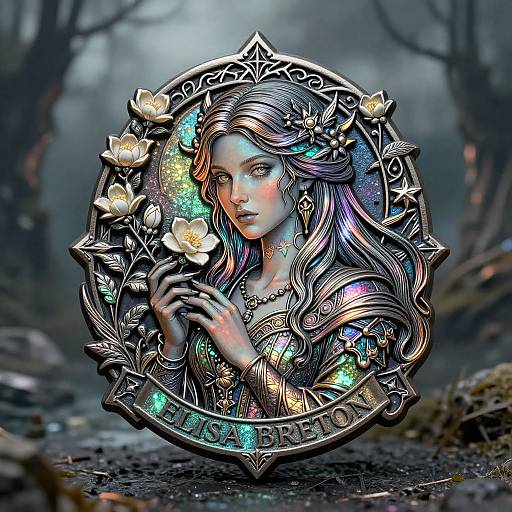 Ethereal Gothic RPG Character Art