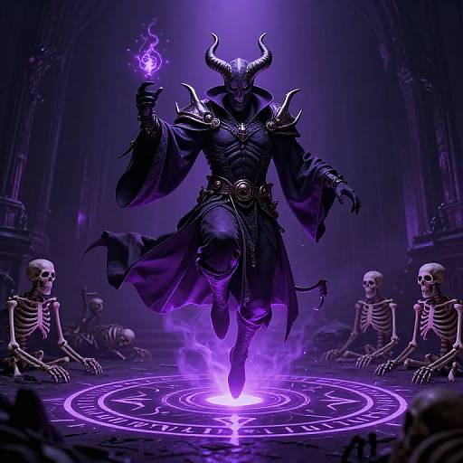 Necromancer Levitation with Glyph Light