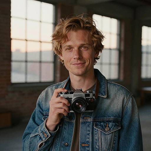 Cinematic Intimate Portrait of Ginger Man