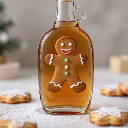Floating Gingerbread in Amber Syrup