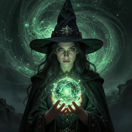 Mystical Eldritch Mage Portrait