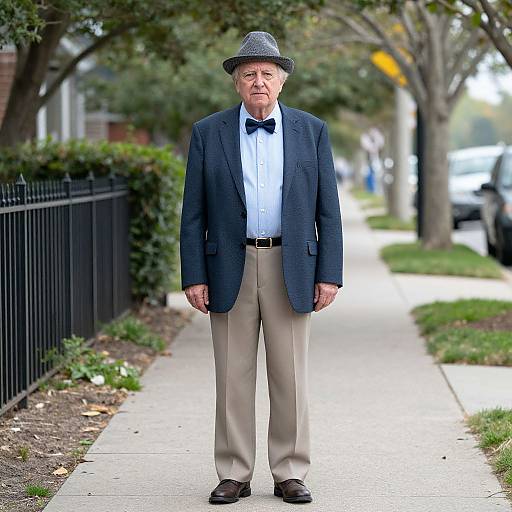 Senior Citizen in Casual Outfit