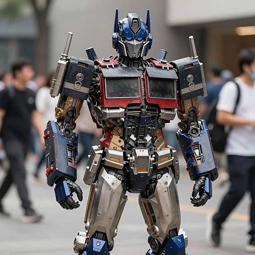 Realistic Optimus Prime Transformer Costume