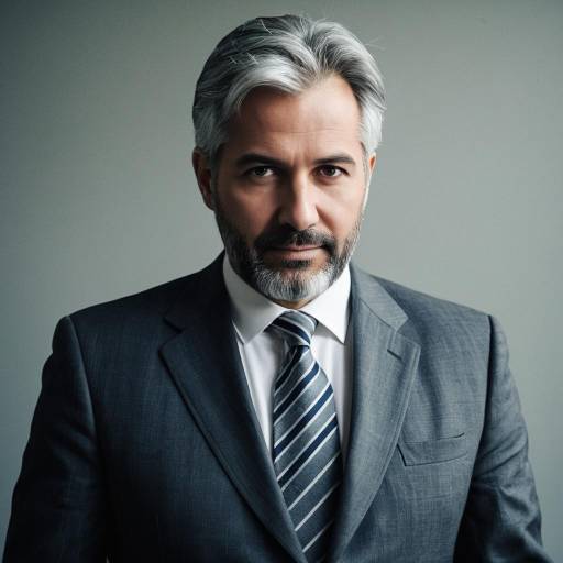 Middle-aged Man in Tailored Suit