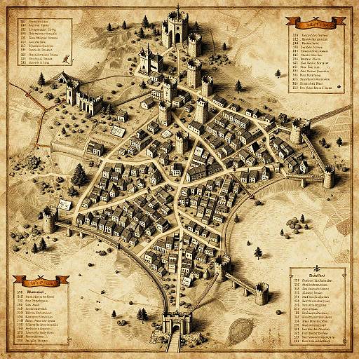 Medieval Fantasy City Map Generator