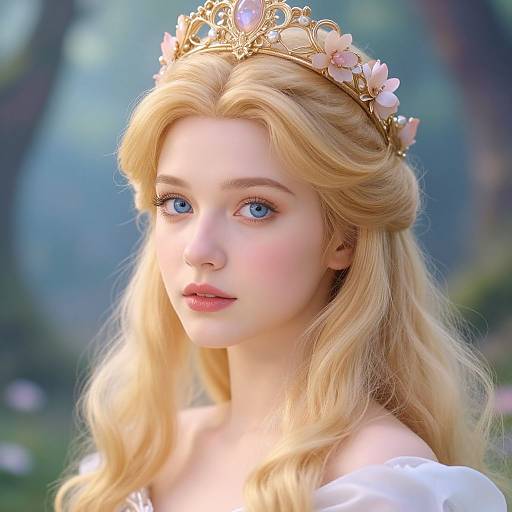 Ethereal Princess Aurora Portrait