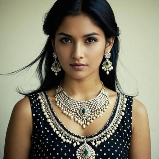 Elegant Indian Dress Style Portrait
