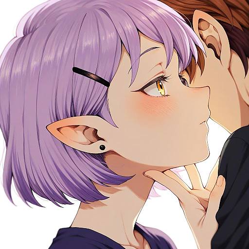 Illustration of Amity blight, the owl house in the style of Tokio (okt0w0)