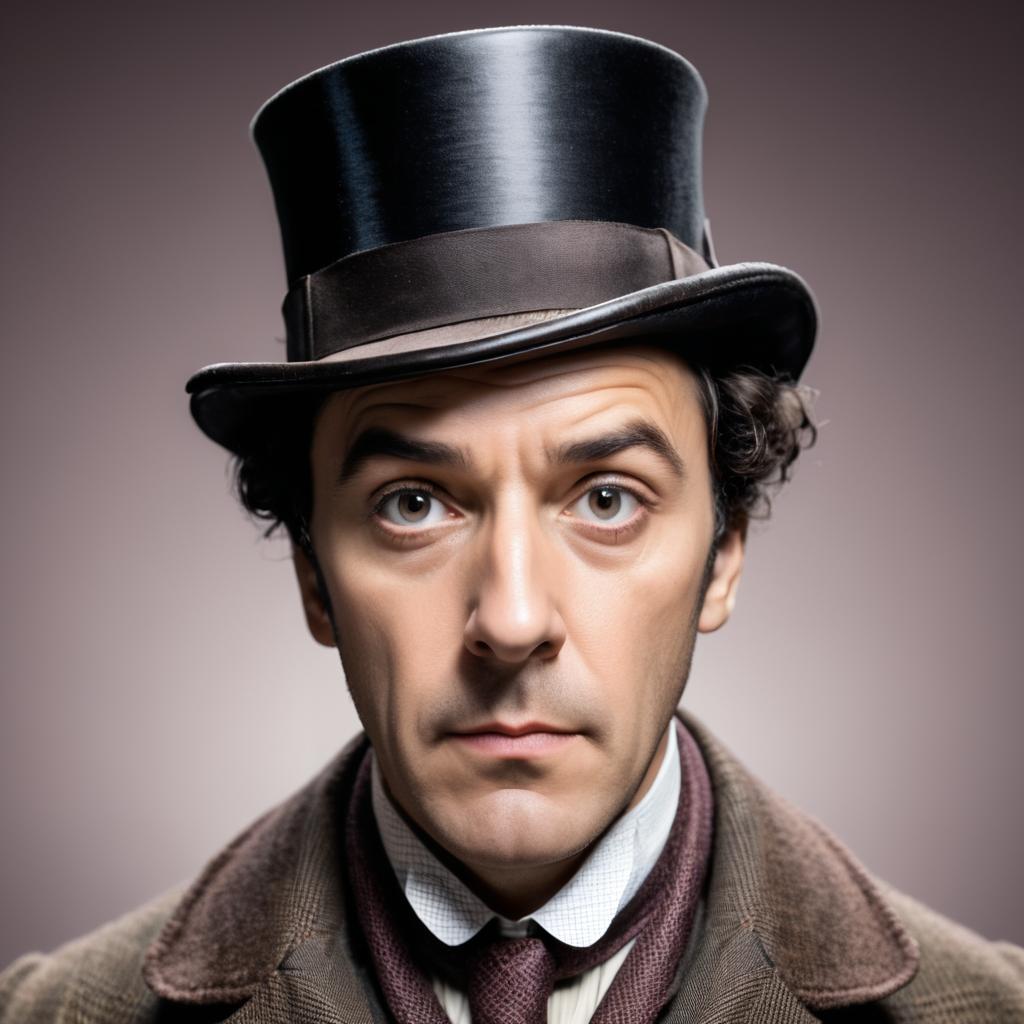 Comical Sherlock Holmes Mugshot