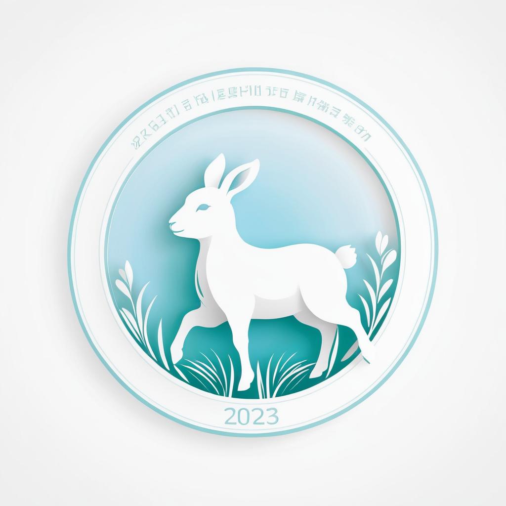 2023 Year of the Rabbit Emblem Design