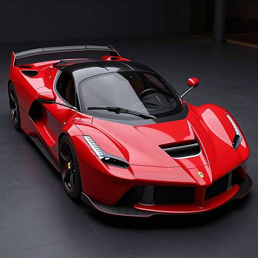 Futuristic Cyberpunk Ferrari FXX K