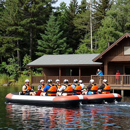 Bumper Boats at Northwoods Lodge