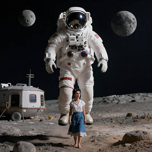 Surreal Moon Base Dreamscape