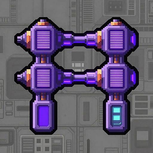 Futuristic Ion Beam Projector Sprite