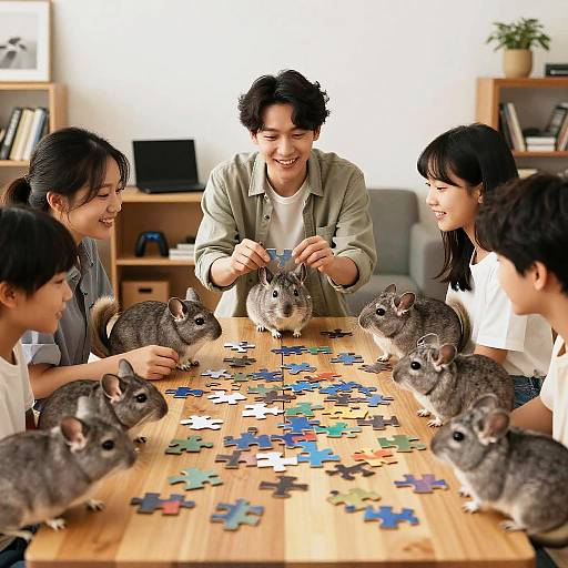 Chinchillas’ Cozy Puzzle Night RPG