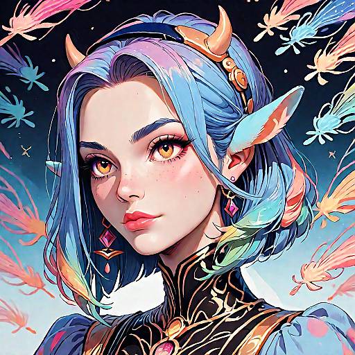 Vibrant Vintage Illustration of Holy Cow