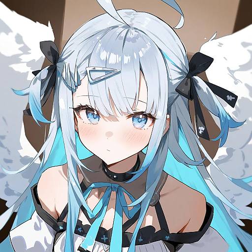 Illustration of Amatsuka uto, indie virtual youtuber in the style of Simao (x x36131422)