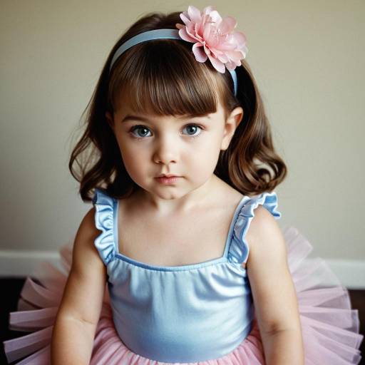 Young Girl in Ballerina Costume