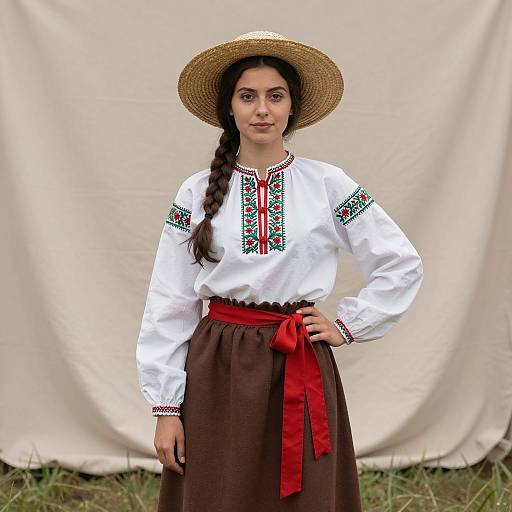 Photorealistic Eastern European Folk Portrait
