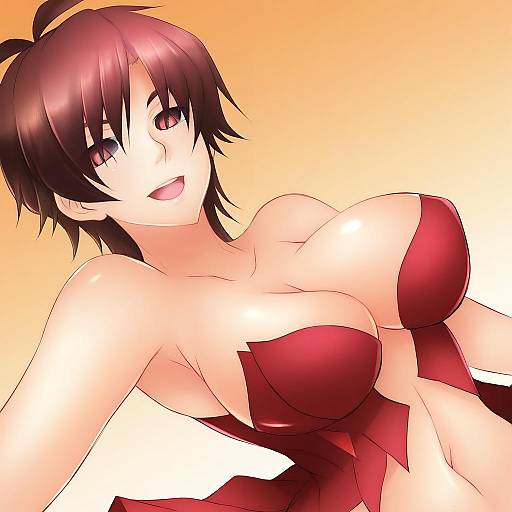 Illustration of Amaha masane, witchblade in the style of Hatori mia