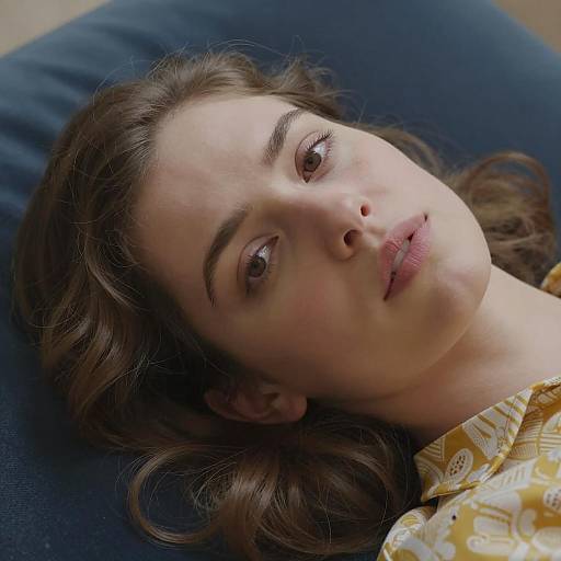 Serene Portrait of a Woman Reclining