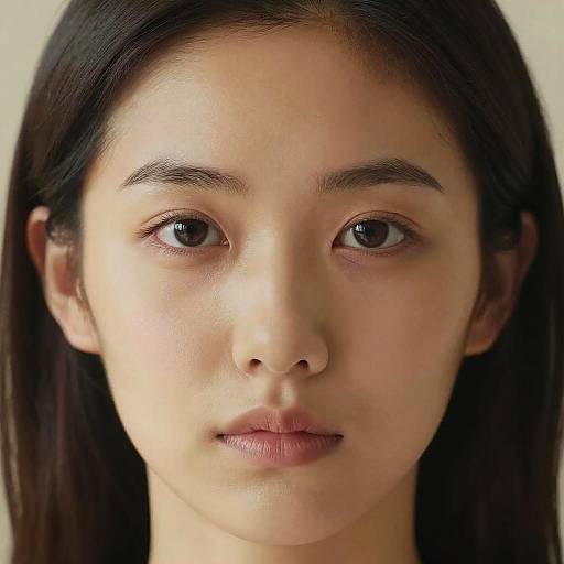 Hyper-Realistic Close-Up Face Portrait