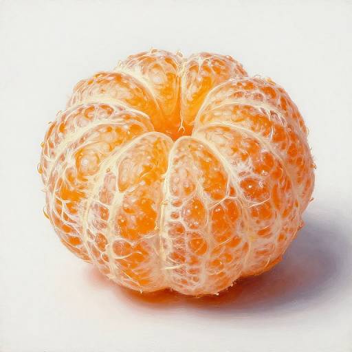 Peeled Juicy Tangerine