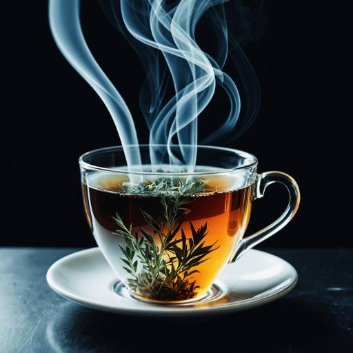 Iridescent X-Ray Art of Herbal Tea