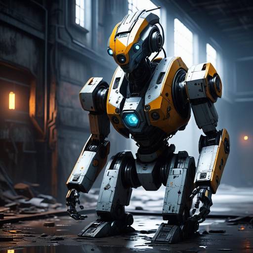 Futuristic Robot Emerges in Stunning Detail Futuristic Robot Emerges in Stunning Detail