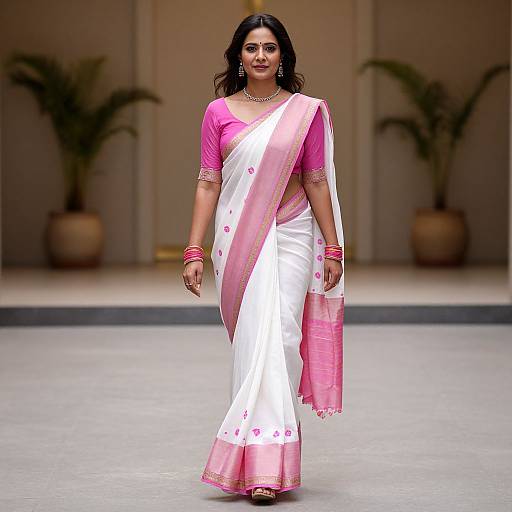 Indo Western Party Wear Sari