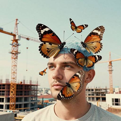 Soviet Construction Engineer Butterfly Head