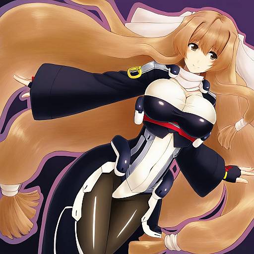 Illustration of Aoi kimi, kyoukaisenjou no horizon in the style of Kuroi susumu