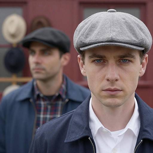 Contrast in Style: Two Men Portrait