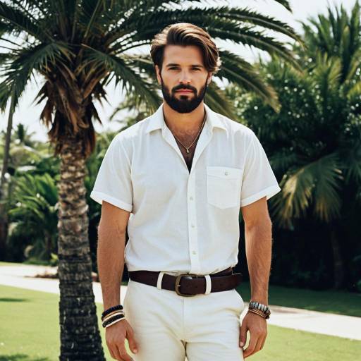 Stylish Summer Look for Men Outdoors