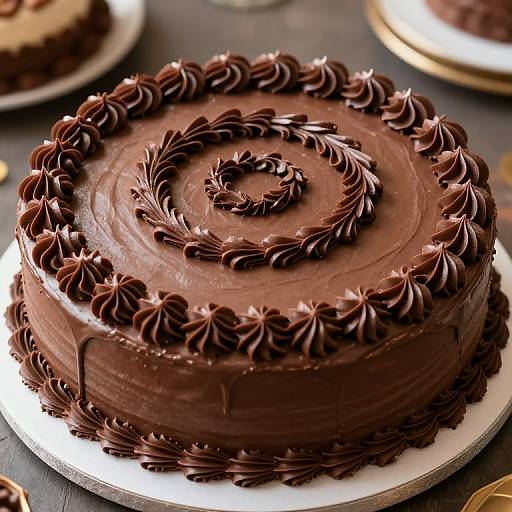 Surreal Infinite Loop Chocolate Cake