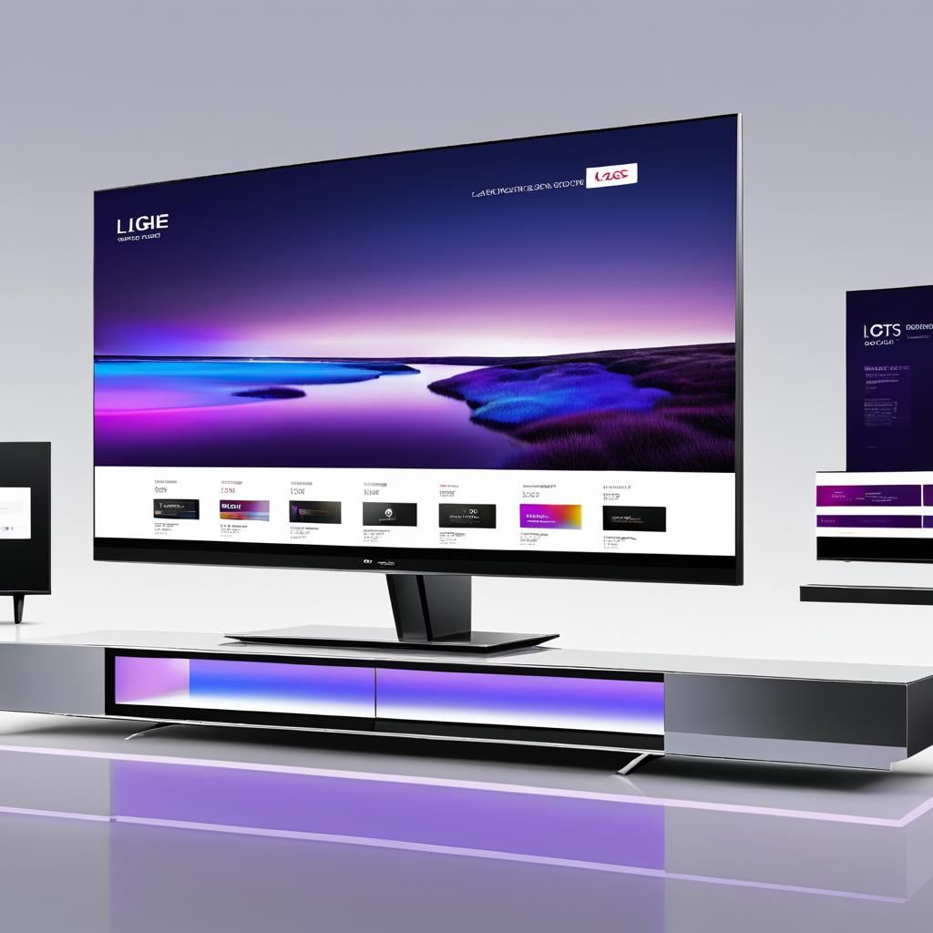 Minimalist Website Design for LG OLED TV