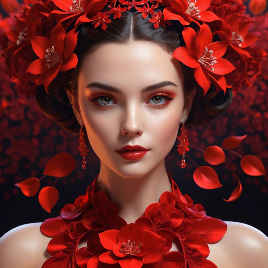 Ultra-Realistic Portrait of Elegant Beauty