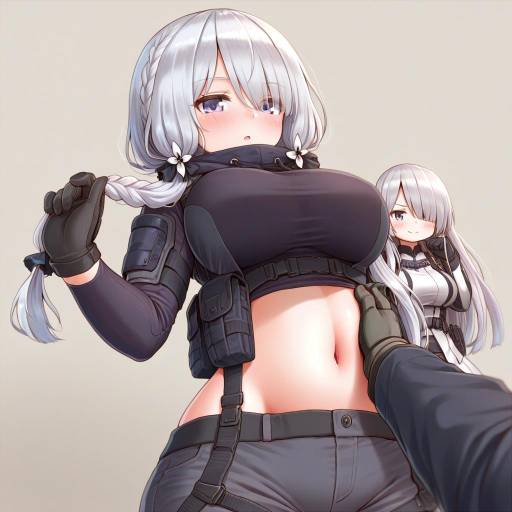 Illustration of Ak-15 (girls' frontline), girls' frontline in the style of Arinu