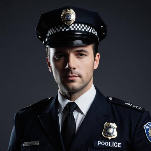Male Police Officer in Uniform