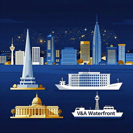 Electric Vector Cape Town Landmarks